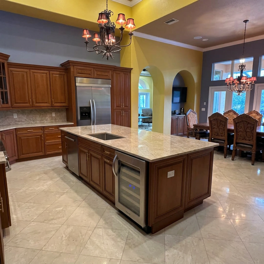 Quartzite countertop installation Sarasota Florida - Altar Stone