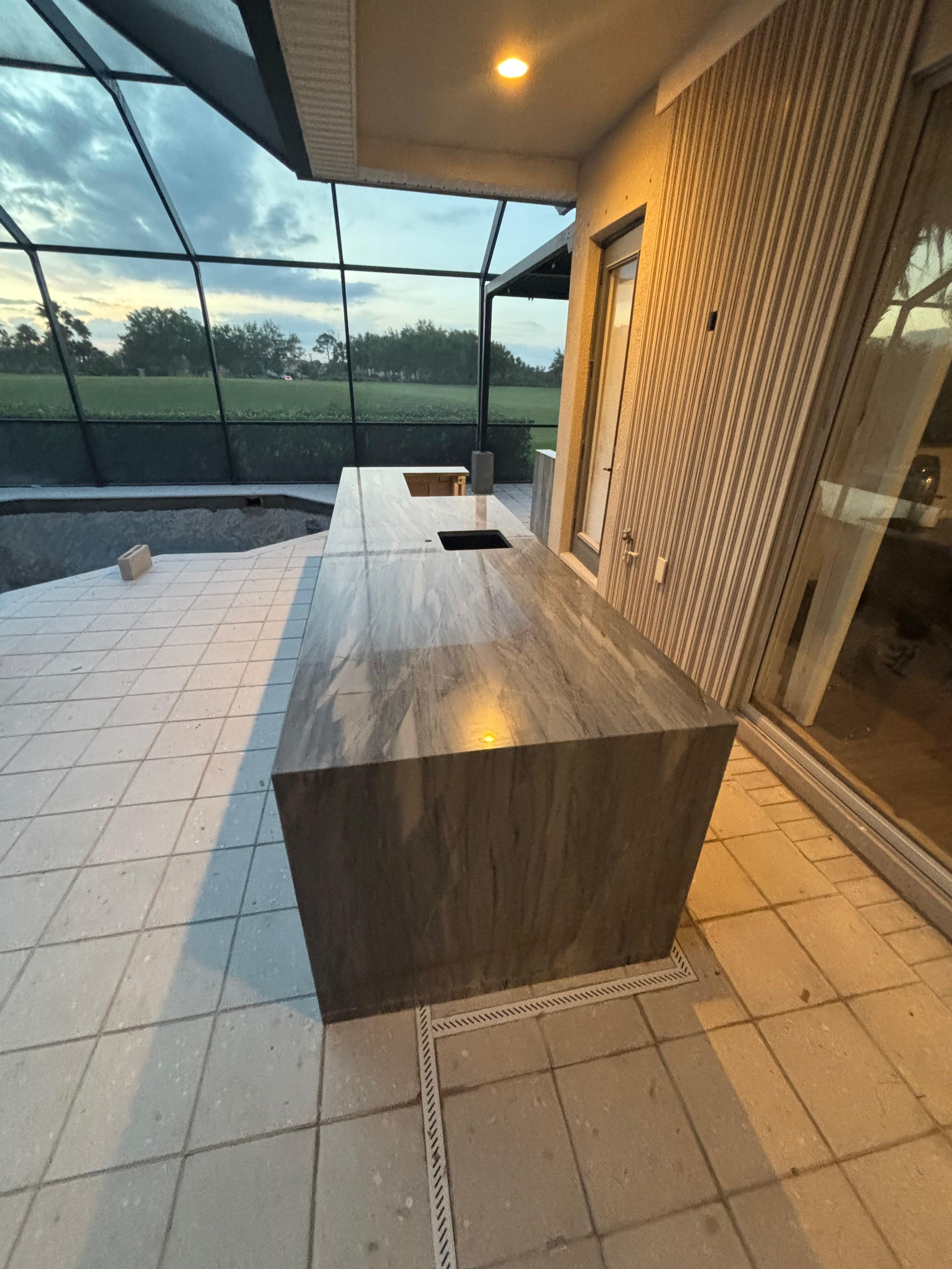 Quartzite countertop installation Sarasota Florida - Altar Stone