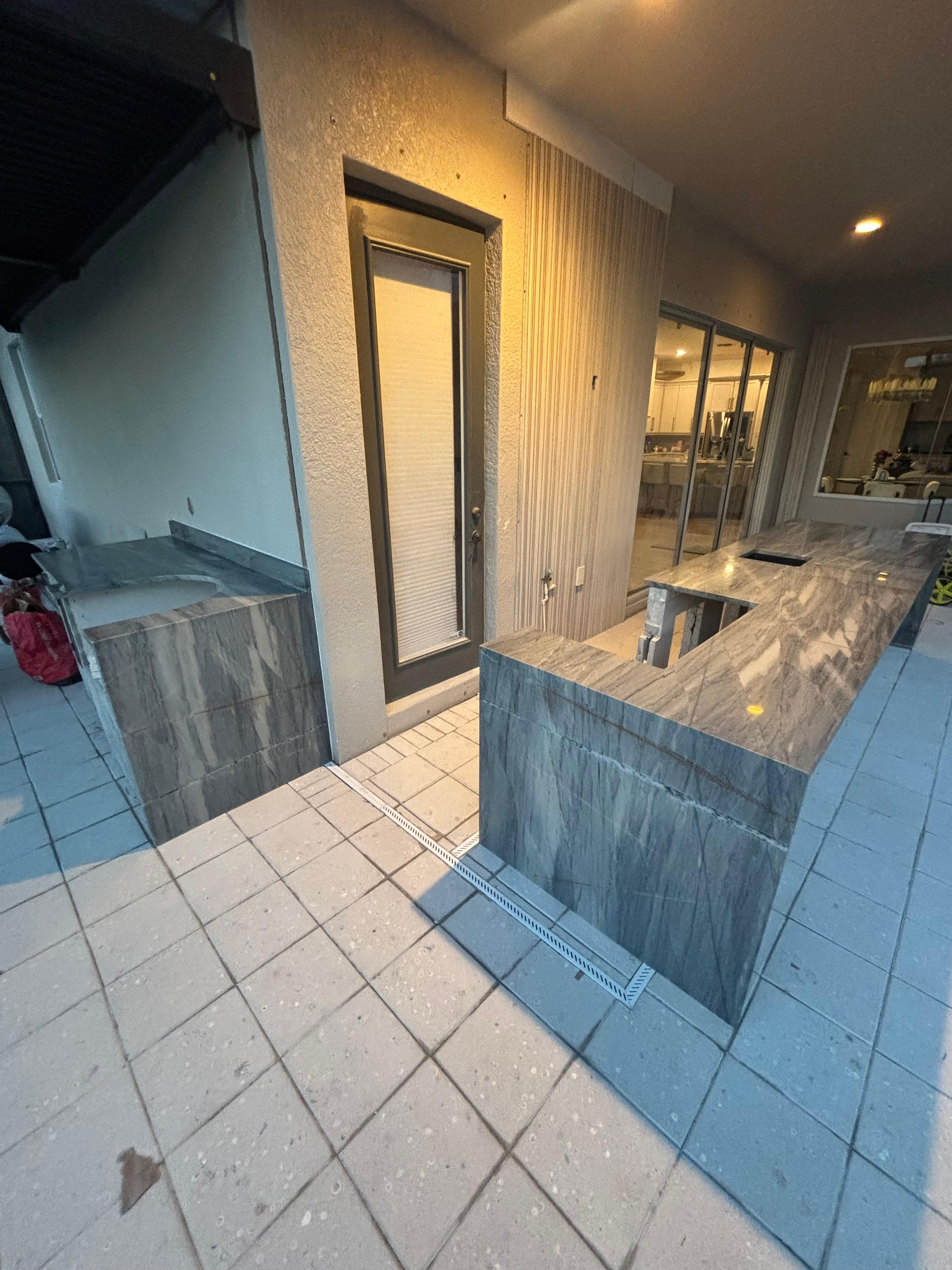 Quartzite countertop installation Sarasota Florida - Altar Stone