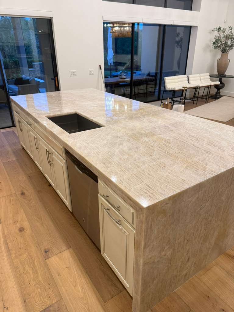 Quartzite countertop installation Sarasota Florida - Altar Stone