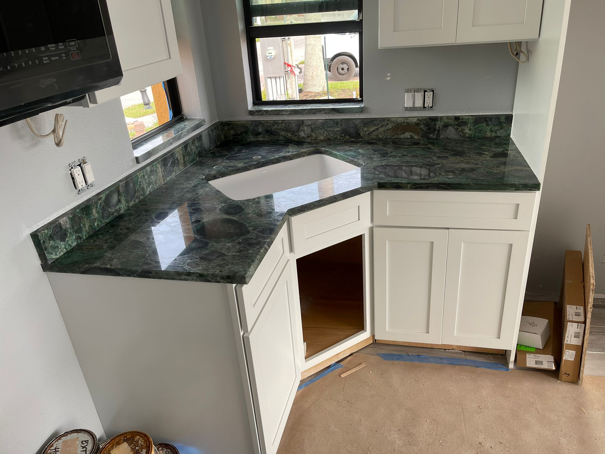 Quartzite countertop installation Sarasota Florida - Altar Stone