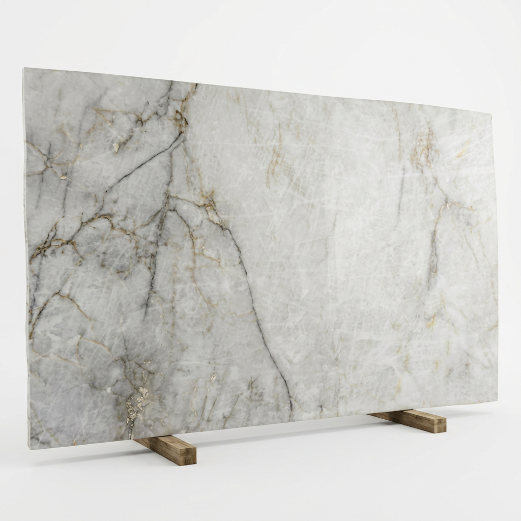 Fantasy Lux Crystal Slab – Luxury Stone with Stunning Crystal Elegance quartzite slab