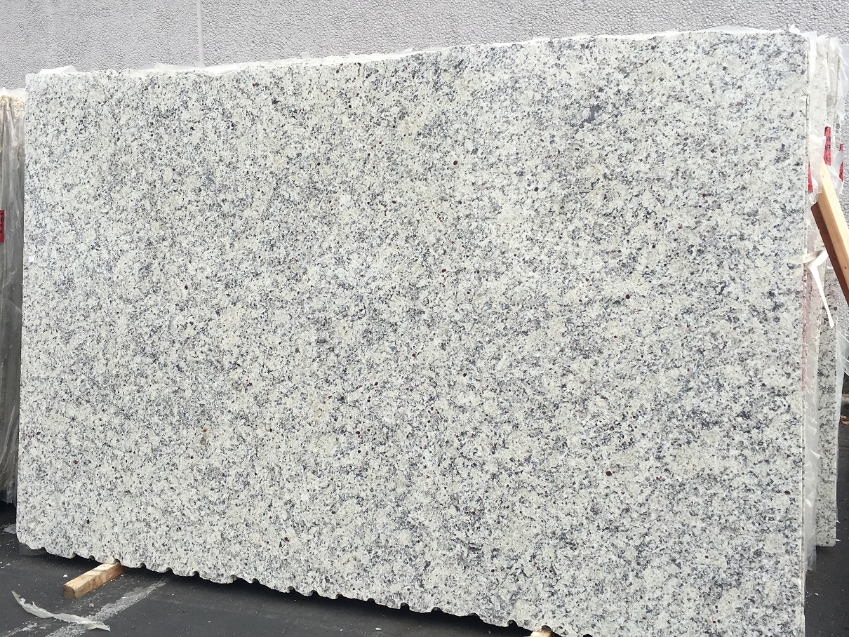 Dallas White granite slab